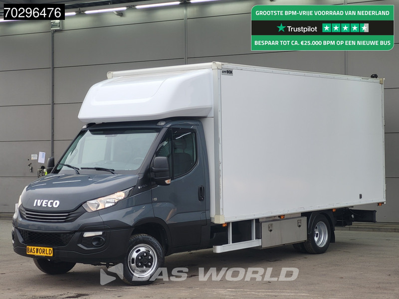 Iveco Daily 50C18 3.0L Automaat 3,5t Trekhaak Bakwagen Zijdeur Achterdeuren 180PK 5tons Navi Standkachel Euro6 Meubelbak Koffer Trekhaak - Фургон с закрытым кузовом: фото 1 Iveco Daily 50C18 3.0L Automaat 3,5t Trekhaak Bakwagen Zijdeur Achterdeuren 180PK 5tons Navi Standkachel Euro6 Meubelbak Koffer Trekhaak - Фургон с закрытым кузовом: фото 1