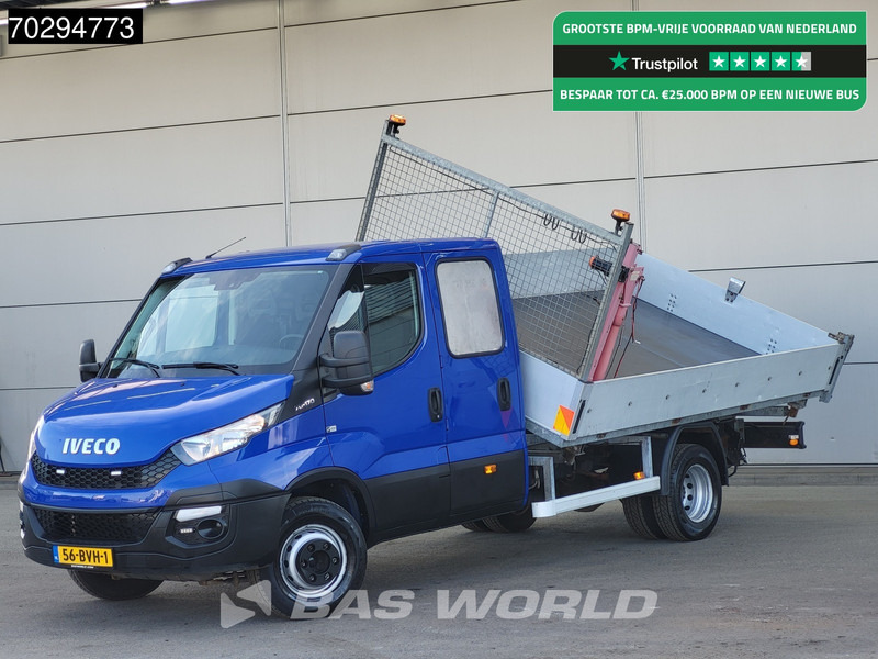 Iveco Daily 70C17 Drie-Zijdige 3.0L Kipper 7-tons Kraan Dubbellucht 170PK 3,5t Trekhaak Airco Tipper Benne Kieper Kraanwagen Crane Kranwagen - Малотоннажный самосвал: фото 1 Iveco Daily 70C17 Drie-Zijdige 3.0L Kipper 7-tons Kraan Dubbellucht 170PK 3,5t Trekhaak Airco Tipper Benne Kieper Kraanwagen Crane Kranwagen - Малотоннажный самосвал: фото 1