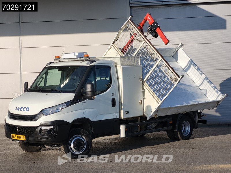 Iveco Daily 70C18 3.0L Open Laadbak 500KG Kraan Kraanwagen Open Laadbak 3,5t Trekhaak Airco Cruise Euro6 Kraan Crane Kranwagen Pritsche Pick - Малотоннажный бортовой грузовик: фото 3 Iveco Daily 70C18 3.0L Open Laadbak 500KG Kraan Kraanwagen Open Laadbak 3,5t Trekhaak Airco Cruise Euro6 Kraan Crane Kranwagen Pritsche Pick - Малотоннажный бортовой грузовик: фото 3