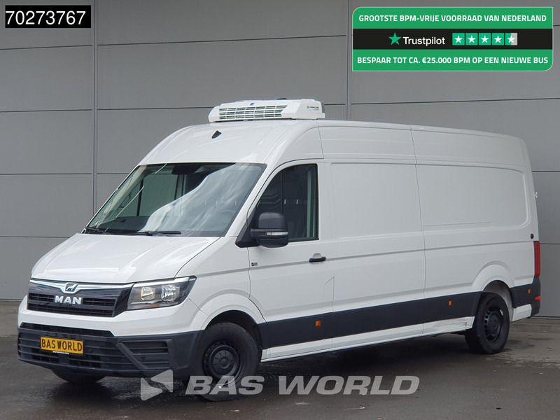 MAN TGE 3.140 Koelwagen Automaat Thermo King V-200 MAX L4H3 Airco Camera Parkeersensoren L3H2 Euro6 Koel Koeler Kühl Kühler Kühlwagen 12m3 Air - Фургон-рефрижератор: фото 1 MAN TGE 3.140 Koelwagen Automaat Thermo King V-200 MAX L4H3 Airco Camera Parkeersensoren L3H2 Euro6 Koel Koeler Kühl Kühler Kühlwagen 12m3 Air - Фургон-рефрижератор: фото 1