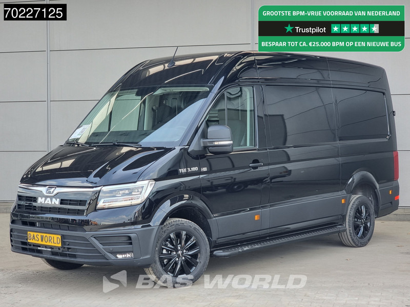 MAN TGE 3.180 180PK Automaat Black Edition L3H3 LED LM velgen Groot scherm CarPlay Camera 11m3 Airco Cruise control - Цельнометаллический фургон: фото 1 MAN TGE 3.180 180PK Automaat Black Edition L3H3 LED LM velgen Groot scherm CarPlay Camera 11m3 Airco Cruise control - Цельнометаллический фургон: фото 1
