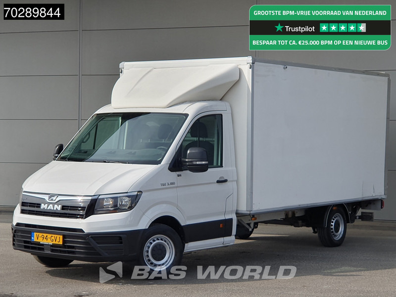 MAN TGE 3.180 D'Hollandia Laadklep Bakwagen Airco Cruise Lat om Lat Euro6 Meubelbak Koffer 19m3 Airco Cruise control - Фургон с закрытым кузовом: фото 1 MAN TGE 3.180 D'Hollandia Laadklep Bakwagen Airco Cruise Lat om Lat Euro6 Meubelbak Koffer 19m3 Airco Cruise control - Фургон с закрытым кузовом: фото 1