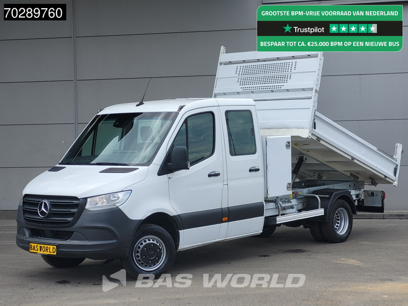 Mercedes-Benz Sprinter 514 CDI Open Laadbak met Kist Dubbel Cabine Dubbellucht 3,5t Trekhaak Airco Cruise MBUX CarPlay Euro6 Pritsche Pickup Open Box 2 - Малотоннажный бортовой грузовик: фото 1 Mercedes-Benz Sprinter 514 CDI Open Laadbak met Kist Dubbel Cabine Dubbellucht 3,5t Trekhaak Airco Cruise MBUX CarPlay Euro6 Pritsche Pickup Open Box 2 - Малотоннажный бортовой грузовик: фото 1