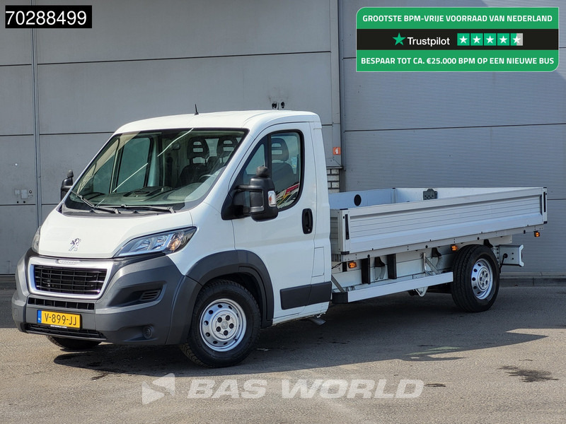 Peugeot Boxer 165PK Open Laadbak Luchtvering Trekhaak Navi Airco Euro6 Pritsche Pickup Open Box Airco Trekhaak - Малотоннажный бортовой грузовик: фото 1 Peugeot Boxer 165PK Open Laadbak Luchtvering Trekhaak Navi Airco Euro6 Pritsche Pickup Open Box Airco Trekhaak - Малотоннажный бортовой грузовик: фото 1