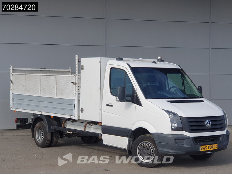 Volkswagen Crafter 136pk Open Laadbak met Kist Dubbellucht 3,5t Trekhaak Airco Euro6 Tipper Benne Kieper Airco Trekhaak - Малотоннажный бортовой грузовик: фото 3 Volkswagen Crafter 136pk Open Laadbak met Kist Dubbellucht 3,5t Trekhaak Airco Euro6 Tipper Benne Kieper Airco Trekhaak - Малотоннажный бортовой грузовик: фото 3