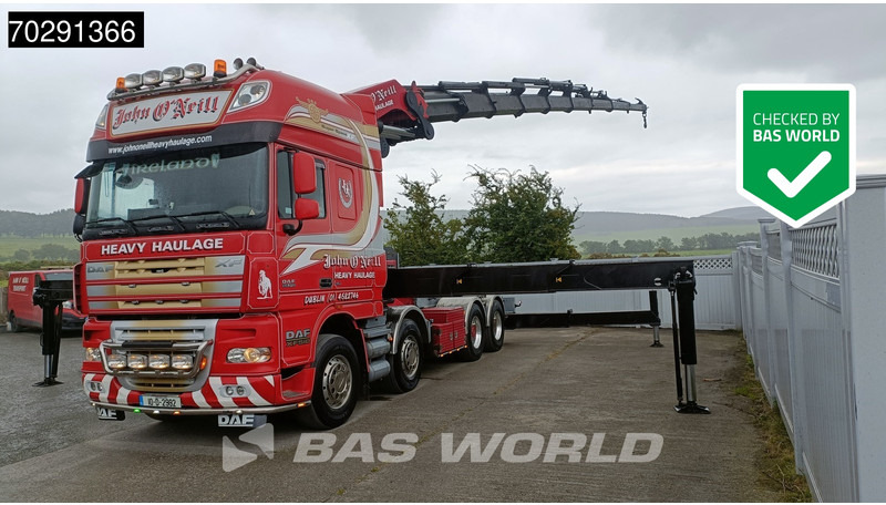 DAF XF105.510 XF 8X4 Palfinger PK150.002 9x Extensions Winch Big-Axle Euro 5 Kran Crane - Грузовик бортовой/ Платформа, Автоманипулятор: фото 1 DAF XF105.510 XF 8X4 Palfinger PK150.002 9x Extensions Winch Big-Axle Euro 5 Kran Crane - Грузовик бортовой/ Платформа, Автоманипулятор: фото 1