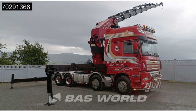 DAF XF105.510 XF 8X4 Palfinger PK150.002 9x Extensions Winch Big-Axle Euro 5 Kran Crane - Грузовик бортовой/ Платформа, Автоманипулятор: фото 5 DAF XF105.510 XF 8X4 Palfinger PK150.002 9x Extensions Winch Big-Axle Euro 5 Kran Crane - Грузовик бортовой/ Платформа, Автоманипулятор: фото 5