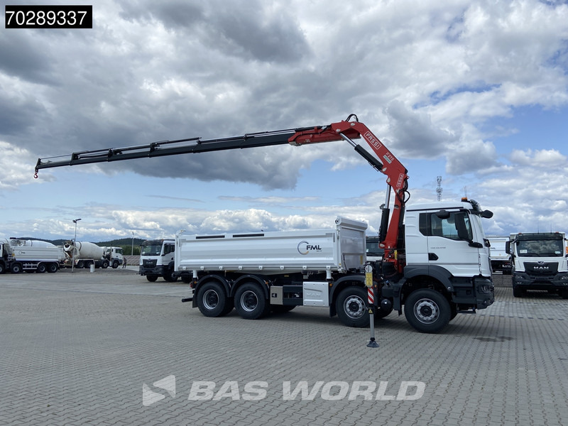 MAN TGS 35.440 8X4 NEW! Fassi F275.026 Kran Crane 13m3 3-Sided Tipper Big-Axle Euro 6 - Самосвал, Автоманипулятор: фото 3 MAN TGS 35.440 8X4 NEW! Fassi F275.026 Kran Crane 13m3 3-Sided Tipper Big-Axle Euro 6 - Самосвал, Автоманипулятор: фото 3