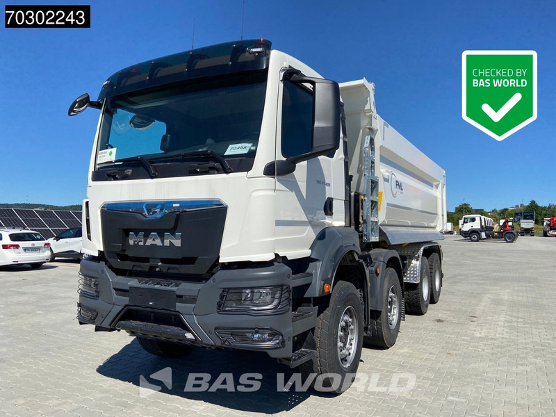 MAN TGS 41.400 8X4 NEW! 20m3 KH Kipper Manual Steel suspension Big-Axle EURO 2 - Самосвал: фото 1 MAN TGS 41.400 8X4 NEW! 20m3 KH Kipper Manual Steel suspension Big-Axle EURO 2 - Самосвал: фото 1