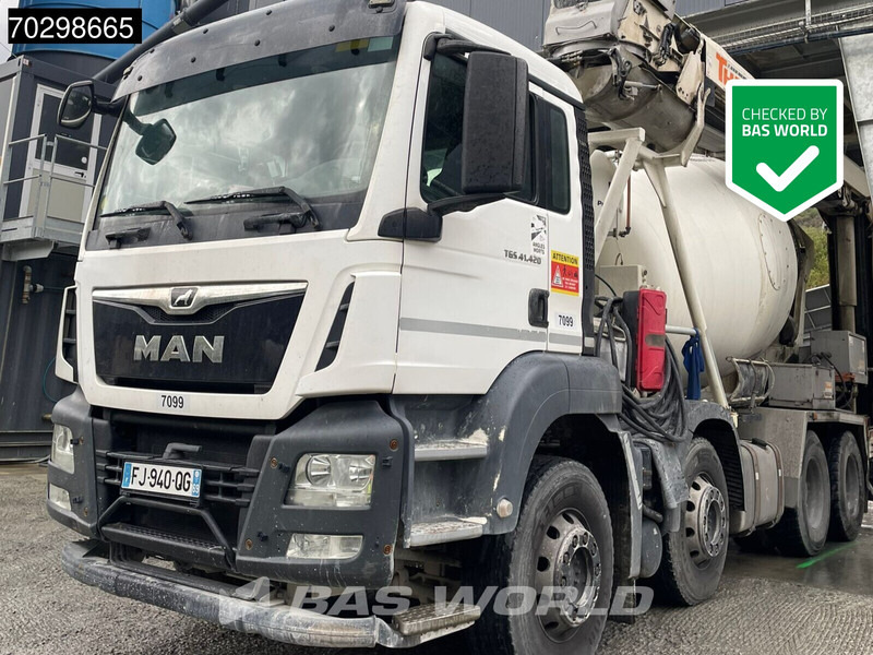 MAN TGS TGS 8X4 8m3 Putzmeister Mixer Big-Axle Steelsuspension Euro 6 - Автобетоносмеситель: фото 1 MAN TGS TGS 8X4 8m3 Putzmeister Mixer Big-Axle Steelsuspension Euro 6 - Автобетоносмеситель: фото 1