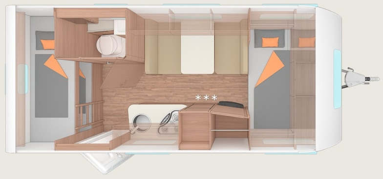 Weinsberg CaraOne 480 QDK - Прицеп дача: фото 2 Weinsberg CaraOne 480 QDK - Прицеп дача: фото 2