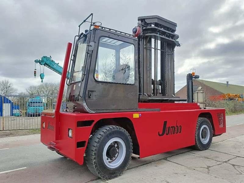 Jumbo J/SH 120/14/75 zijlader side forklift stapler 12 T - Боковой погрузчик: фото 1 Jumbo J/SH 120/14/75 zijlader side forklift stapler 12 T - Боковой погрузчик: фото 1