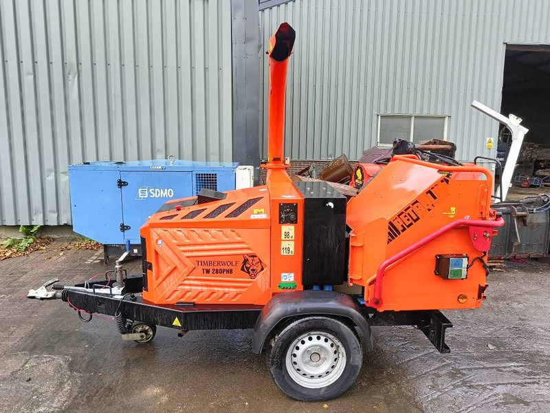 Измельчитель древесины Timberwolf TW280 PHB houtversnipperaar shredder 210mm 6,5t/h: фото 8