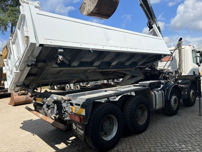 Самосвал, Автоманипулятор Scania P 400 8X4 KIPPER 2010 + HIAB Crane EURO 5: фото 10