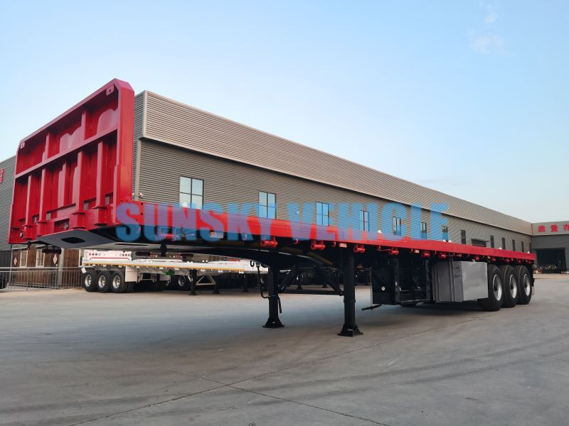 SUNSKY Flatbed Trailer with henred type axles and suspension - Полуприцеп бортовой/ Платформа: фото 5 SUNSKY Flatbed Trailer with henred type axles and suspension - Полуприцеп бортовой/ Платформа: фото 5