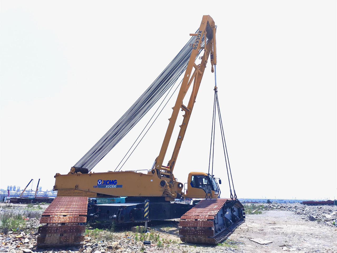 XCMG Official Hydraulic Lifting Crawler Crane XGC650 650 Used Mobile Crane Price For Sale - Гусеничный кран: фото 3 XCMG Official Hydraulic Lifting Crawler Crane XGC650 650 Used Mobile Crane Price For Sale - Гусеничный кран: фото 3