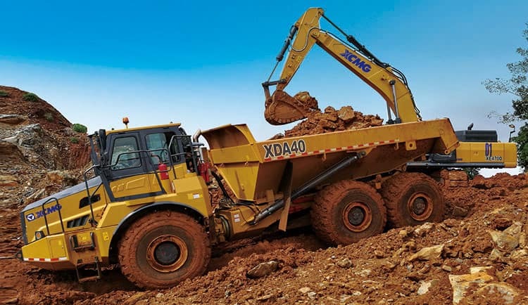 Сочленённый самосвал XCMG Official Used 6x6 Mine Articulated Dump Truck 40ton Mining Truck XDA40: фото 8