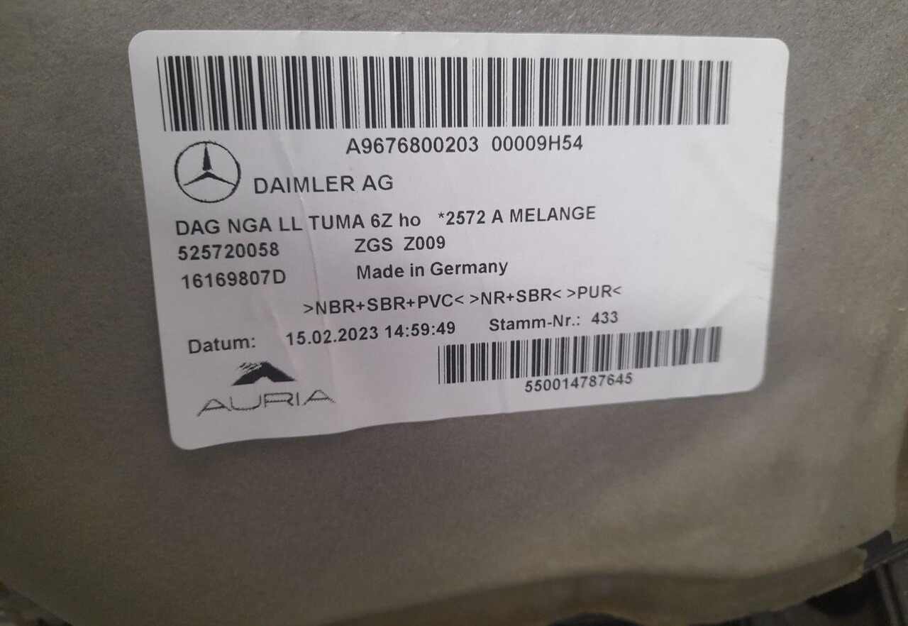 WYKŁADZINA KABINY Mercedes-Benz ATEGO A9676800203 - Кабина и интерьер для Грузовиков: фото 2 WYKŁADZINA KABINY Mercedes-Benz ATEGO A9676800203 - Кабина и интерьер для Грузовиков: фото 2