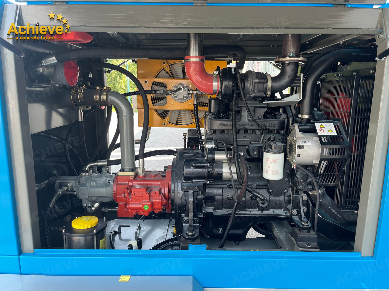 Бетононасос стационарный ACHIEVE ACHIEVE AP400 Concrete Trailer Pump For Australia/US EPA /CE Version  【ACHIEVE】100% BRAND NEW !!!: фото 18