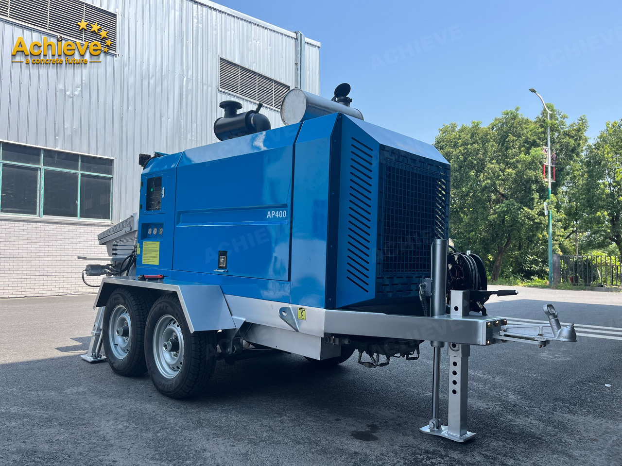Бетононасос стационарный ACHIEVE ACHIEVE AP400 Concrete Trailer Pump For Australia/US EPA /CE Version  【ACHIEVE】100% BRAND NEW !!!: фото 7