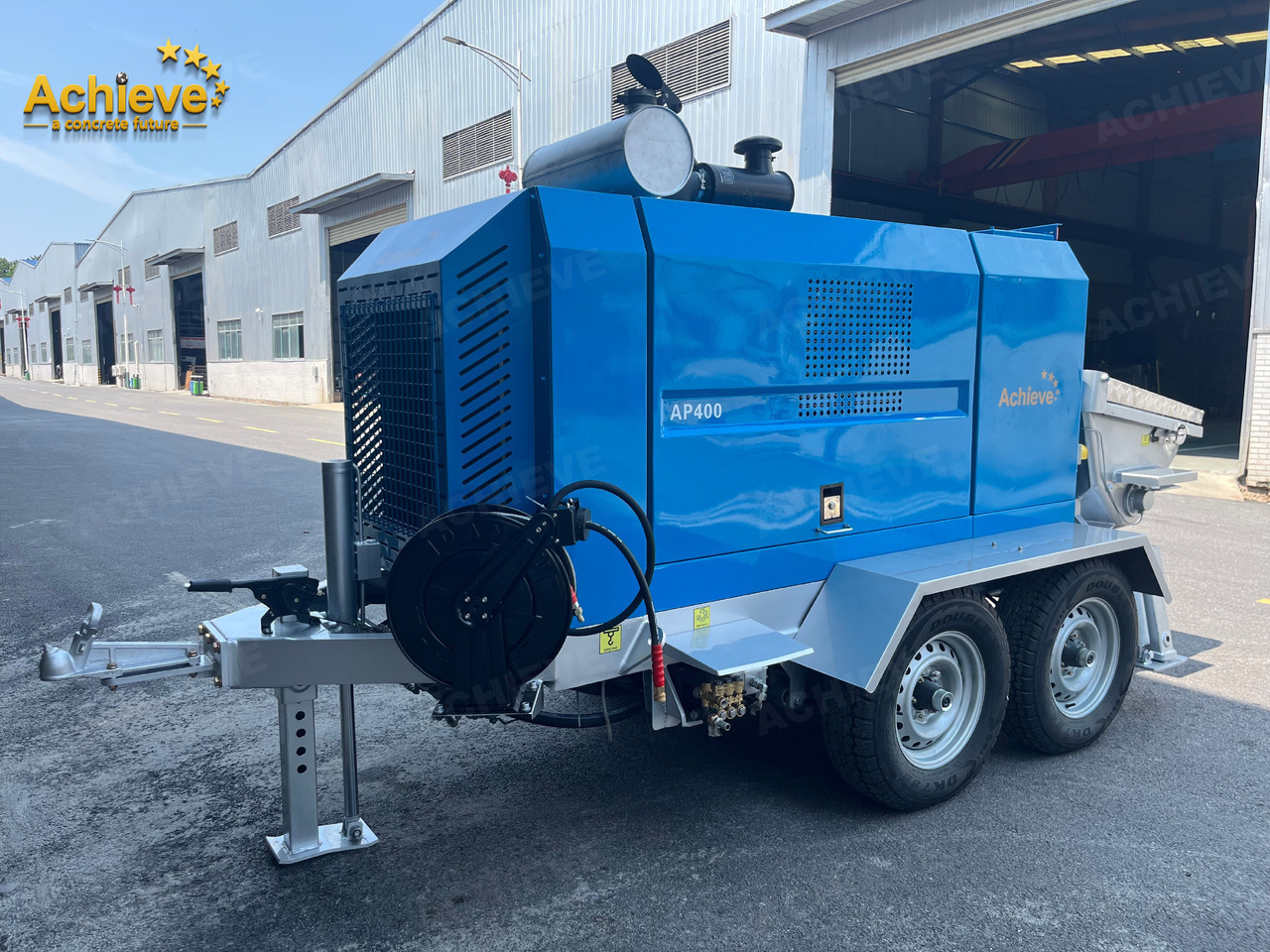 Бетононасос стационарный ACHIEVE ACHIEVE AP400 Concrete Trailer Pump For Australia/US EPA /CE Version  【ACHIEVE】100% BRAND NEW !!!: фото 6