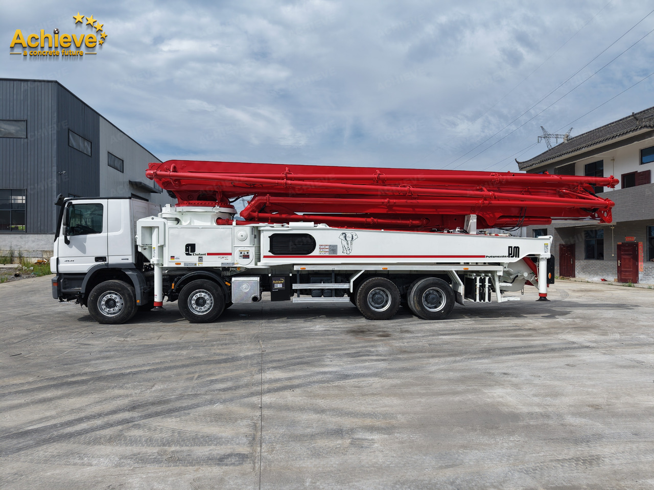 Автобетононасос Putzmeister Putzmeister  M56-4RZ Actros 4141Mercedes-Benz Concrete pump truck 【ACHIEVE】TOP CONDITION!!!: фото 22