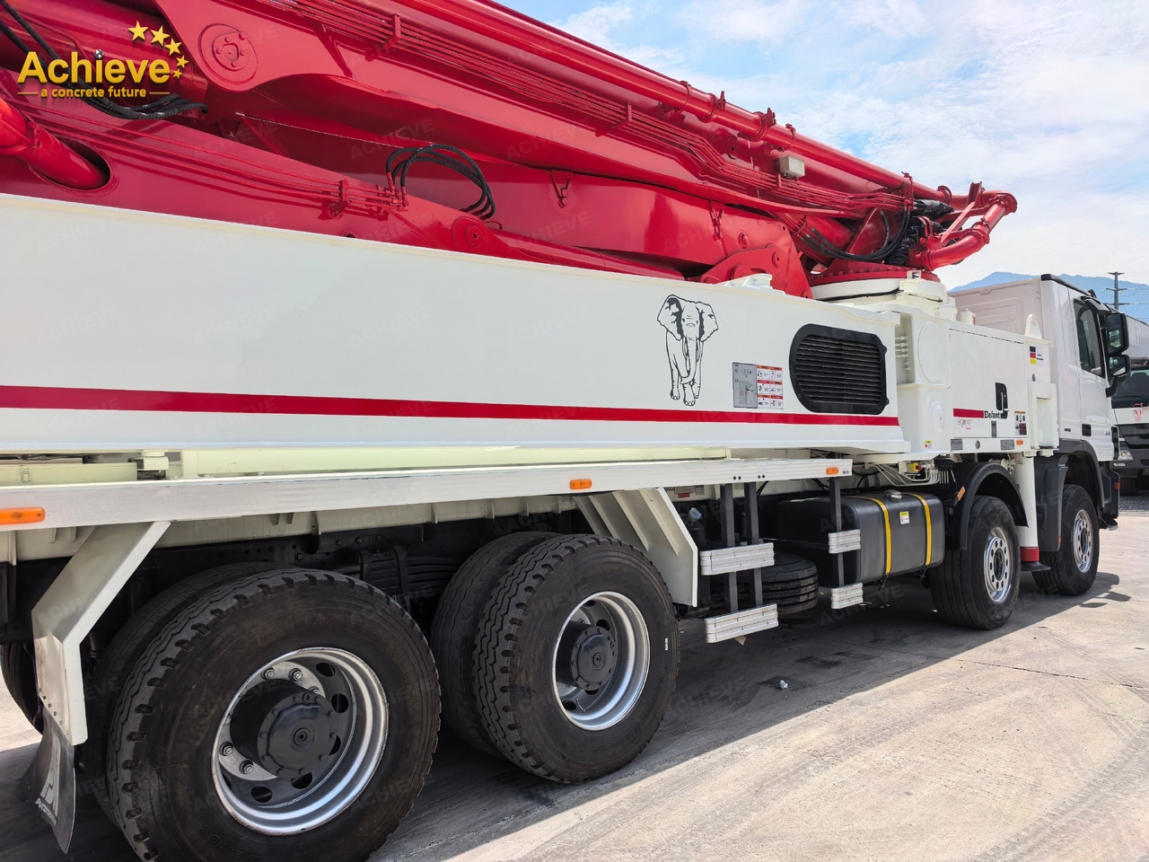 Автобетононасос Putzmeister Putzmeister  M56-4RZ Actros 4141Mercedes-Benz Concrete pump truck 【ACHIEVE】TOP CONDITION!!!: фото 8