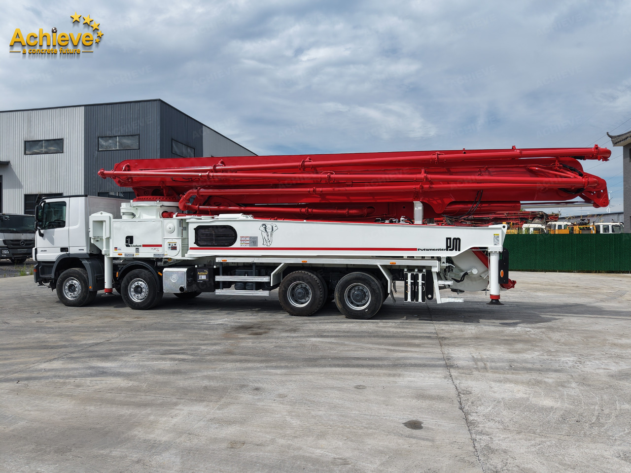 Автобетононасос Putzmeister Putzmeister  M56-4RZ Actros 4141Mercedes-Benz Concrete pump truck 【ACHIEVE】TOP CONDITION!!!: фото 23