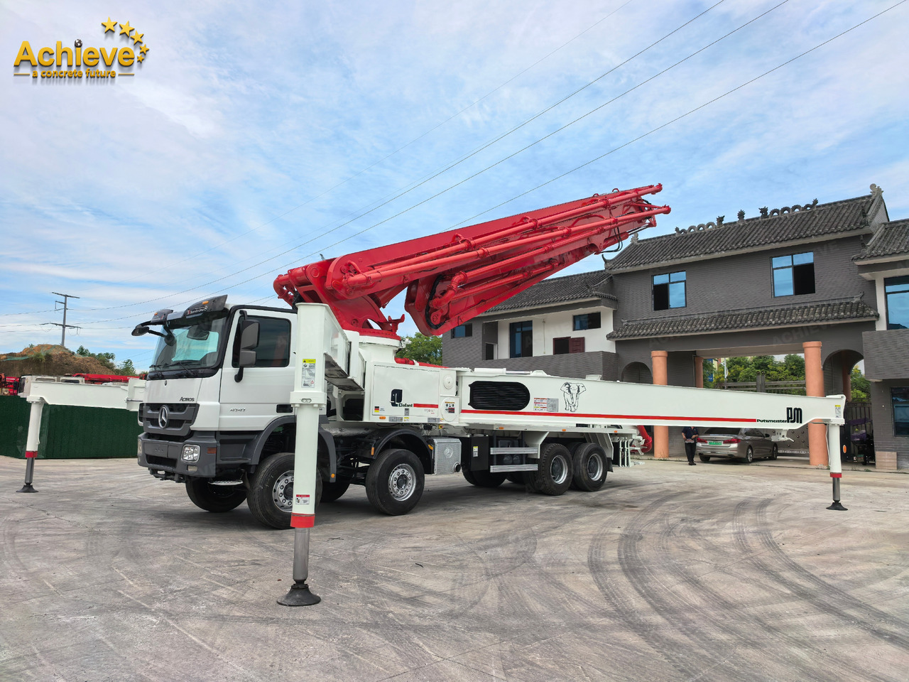 Автобетононасос Putzmeister Putzmeister  M56-4RZ Actros 4141Mercedes-Benz Concrete pump truck 【ACHIEVE】TOP CONDITION!!!: фото 18
