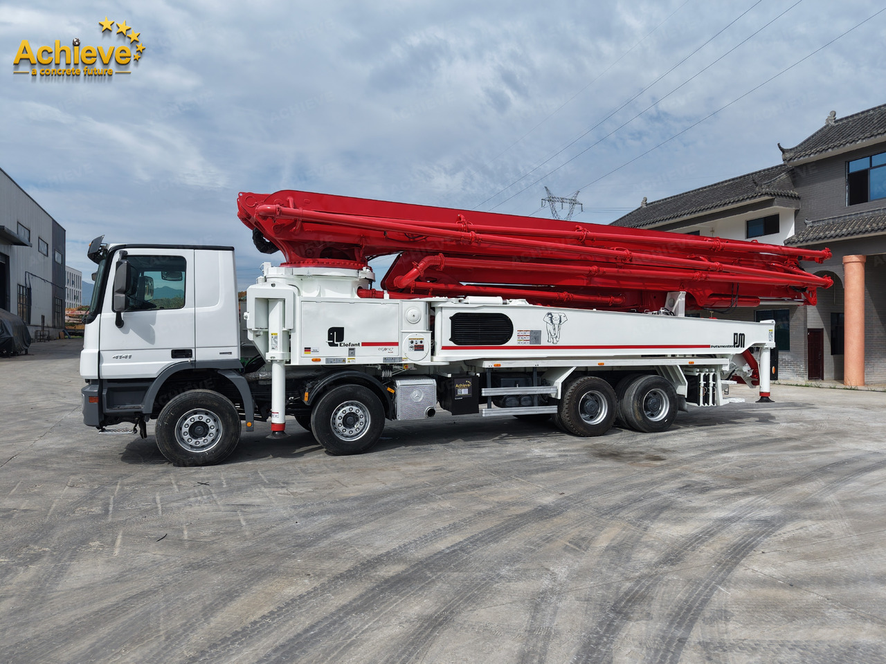 Автобетононасос Putzmeister Putzmeister  M56-4RZ Actros 4141Mercedes-Benz Concrete pump truck 【ACHIEVE】TOP CONDITION!!!: фото 21
