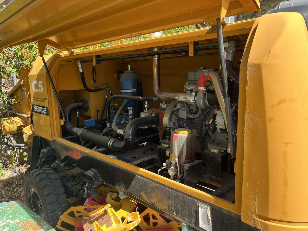 SANY SANY 【ACHIEVE】TOP CONDITION!!! demo new low hours Sany Concrete Trailer Pump 2017 HBT5008C-5S - Бетононасос стационарный: фото 4 SANY SANY 【ACHIEVE】TOP CONDITION!!! demo new low hours Sany Concrete Trailer Pump 2017 HBT5008C-5S - Бетононасос стационарный: фото 4