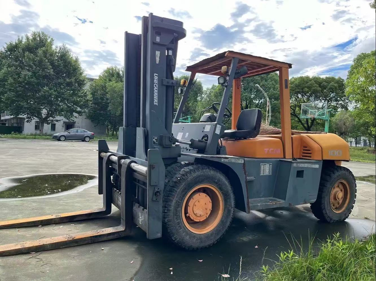 TCM FD100 Forklift Original Color 10 ton Forklift Truck - Дизельный погрузчик: фото 3 TCM FD100 Forklift Original Color 10 ton Forklift Truck - Дизельный погрузчик: фото 3