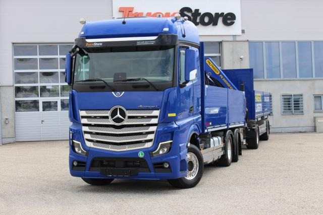 Mercedes-Benz Actros 2551LL PK22002 - Грузовик бортовой/ Платформа, Автоманипулятор: фото 1 Mercedes-Benz Actros 2551LL PK22002 - Грузовик бортовой/ Платформа, Автоманипулятор: фото 1