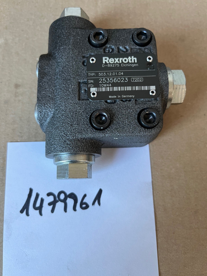 Rexroth Feed Press Valve 1479961 4017561 535-1488 for O&K Terex RH30 RH40 - Запчасти для Строительной техники: фото 1 Rexroth Feed Press Valve 1479961 4017561 535-1488 for O&K Terex RH30 RH40 - Запчасти для Строительной техники: фото 1
