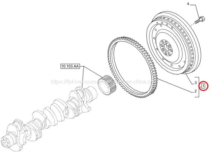FPT IVECO CASE Cursor11 EURO 6 F3GFE613A B001 5801863562/5801690111 flywheel 5801565562 - Маховик: фото 1 FPT IVECO CASE Cursor11 EURO 6 F3GFE613A B001 5801863562/5801690111 flywheel 5801565562 - Маховик: фото 1