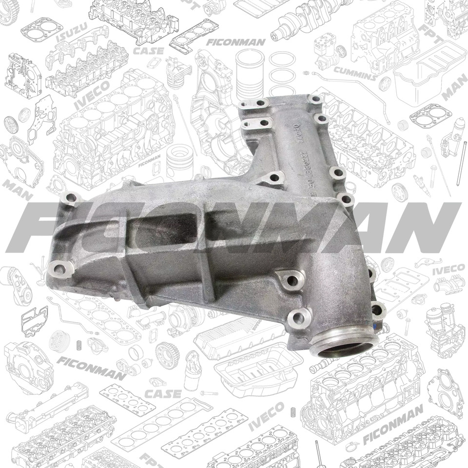 FPT IVECO CASE Cursor9 F2CFE614A*B041/F2CGE614F*V004 5802431166 Exhaust Mainfold 504380222 - Выпускной коллектор для Грузовиков: фото 1 FPT IVECO CASE Cursor9 F2CFE614A*B041/F2CGE614F*V004 5802431166 Exhaust Mainfold 504380222 - Выпускной коллектор для Грузовиков: фото 1