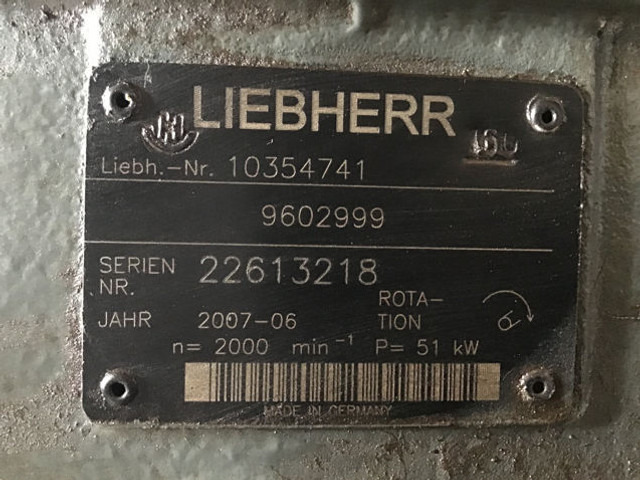 Liebherr A11V075 - Гидравлический насос: фото 2 Liebherr A11V075 - Гидравлический насос: фото 2