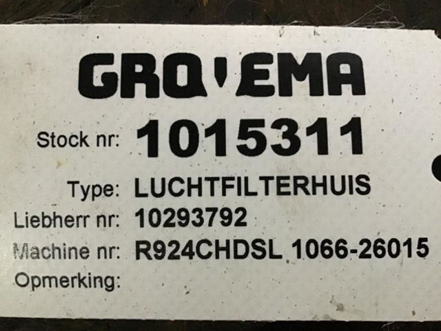 Воздушный фильтр Liebherr Air Filter: фото 11