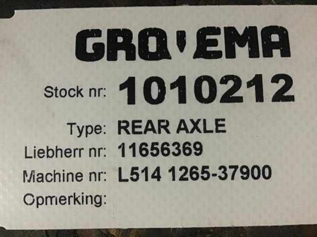 Ось и запчасти Liebherr Axle: фото 12