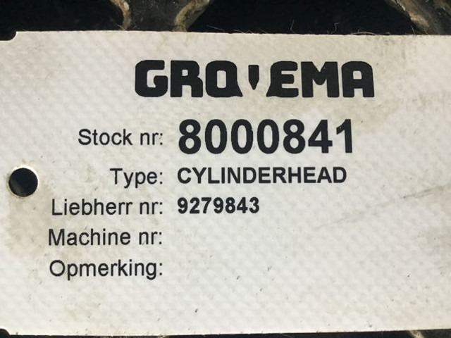Liebherr Cylinderhead - Блок цилиндров: фото 2 Liebherr Cylinderhead - Блок цилиндров: фото 2