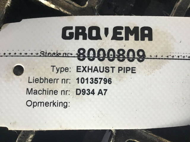 Liebherr Exhaust Pipe - Выхлопная труба: фото 2 Liebherr Exhaust Pipe - Выхлопная труба: фото 2