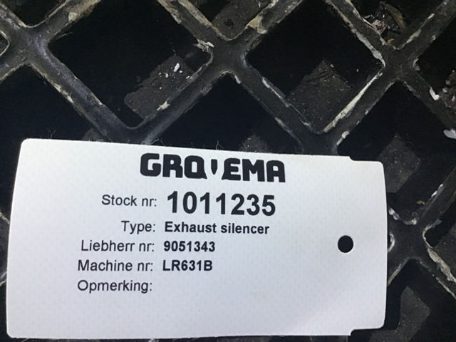 Liebherr Exhaust Silencer - Выхлопная труба: фото 2 Liebherr Exhaust Silencer - Выхлопная труба: фото 2