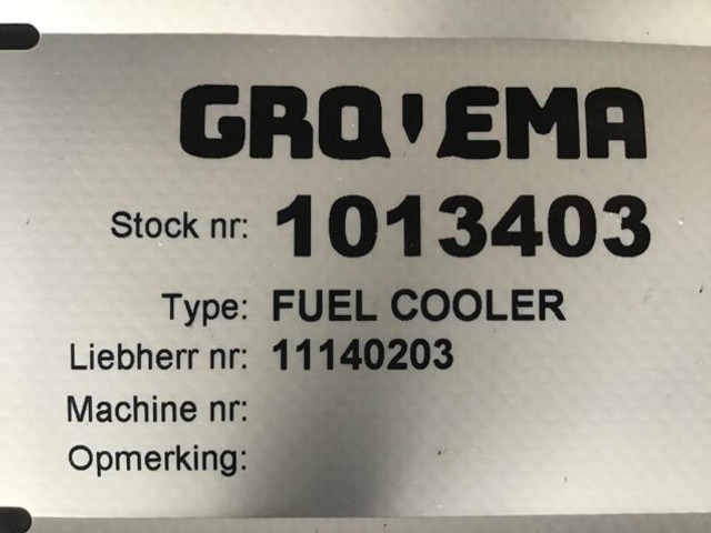 Новый Система охлаждения Liebherr Fuel Cooler: фото 12
