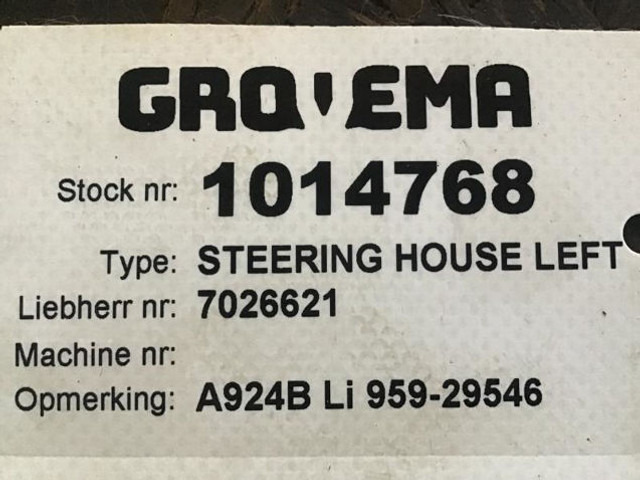 Liebherr Steering House Left - Поворотный кулак: фото 4 Liebherr Steering House Left - Поворотный кулак: фото 4