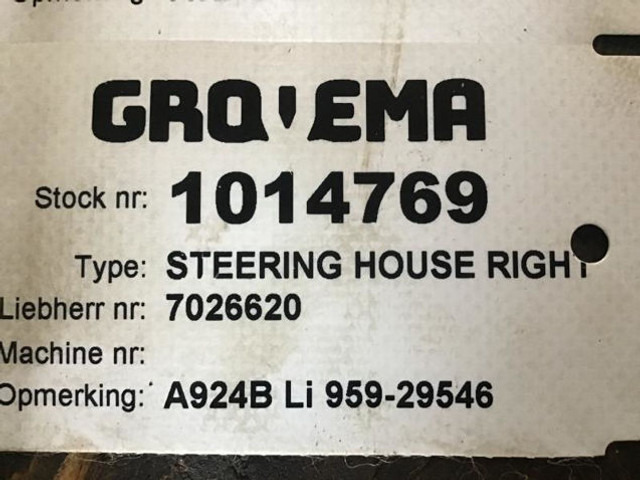 Liebherr Steering House Right - Поворотный кулак: фото 3 Liebherr Steering House Right - Поворотный кулак: фото 3