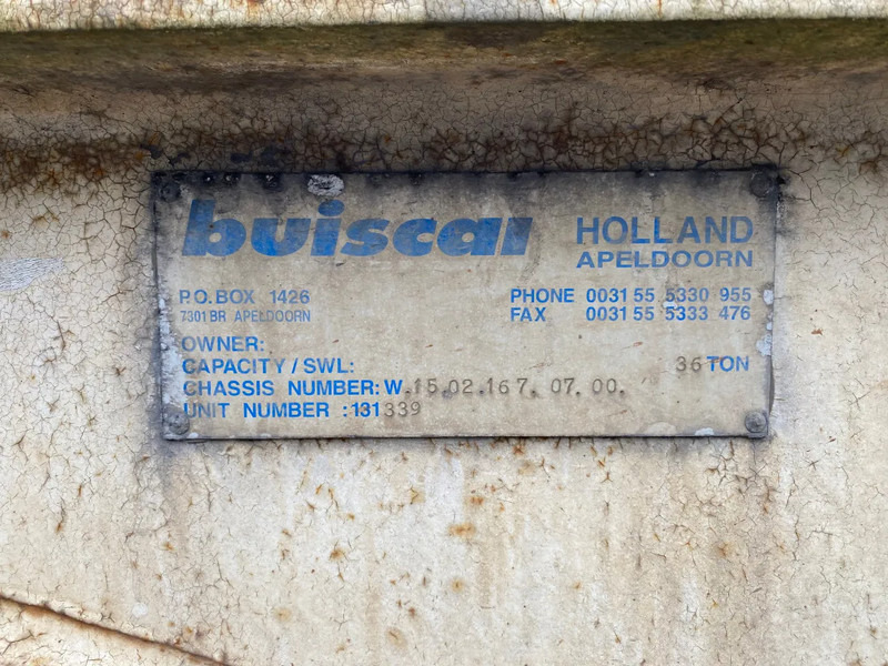 Buiscar 12 Stucks ! / 36 Ton / 20 FT - 30 FT / Skeletal / Port Trailer в лизинг Buiscar 12 Stucks ! / 36 Ton / 20 FT - 30 FT / Skeletal / Port Trailer: фото 9