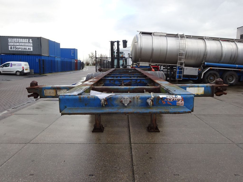 Groenewegen 20 FT Chassis / Steel Suspension / Double Tyres - Полуприцеп-контейнеровоз/ Сменный кузов: фото 3 Groenewegen 20 FT Chassis / Steel Suspension / Double Tyres - Полуприцеп-контейнеровоз/ Сменный кузов: фото 3