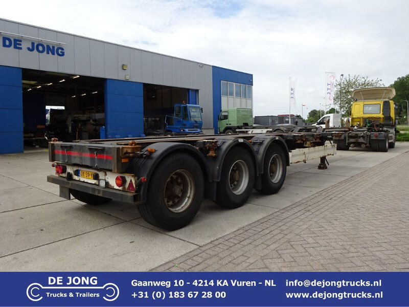 Kögel SW24 Container Chassis / 2x Extendable / BPW + Drum - Полуприцеп-контейнеровоз/ Сменный кузов: фото 1 Kögel SW24 Container Chassis / 2x Extendable / BPW + Drum - Полуприцеп-контейнеровоз/ Сменный кузов: фото 1
