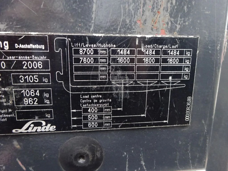 Ричтрак Linde R16X / 1600 kg / Reachtruck: фото 12