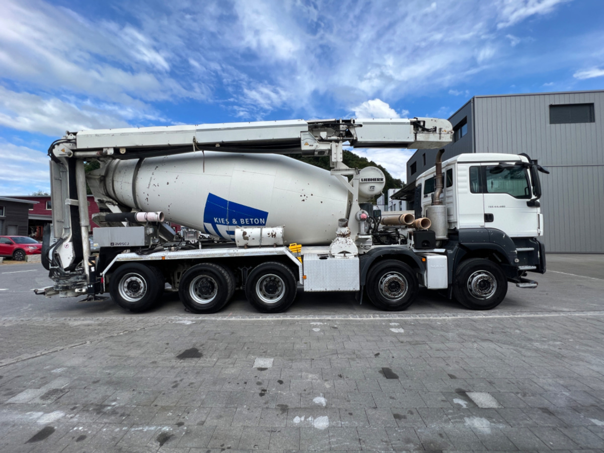 MAN TGS 35.480 10x4 10m3 Förderband 17M Liebherr - Автобетоносмеситель: фото 4 MAN TGS 35.480 10x4 10m3 Förderband 17M Liebherr - Автобетоносмеситель: фото 4